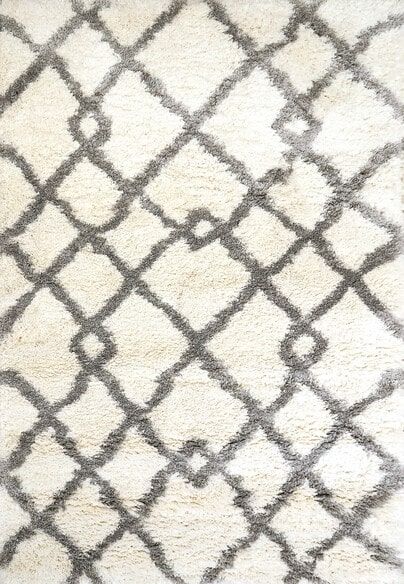 Dynamic Rugs NITRO LUX 6361-109 Ivory and Light Grey